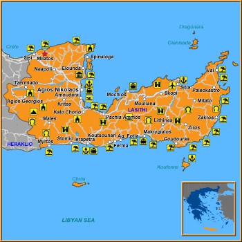 Map of Milatos Map