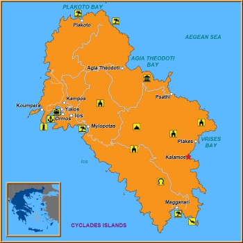 Map of Kalamos Map