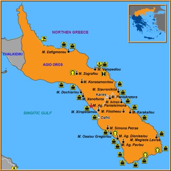 Map of Agiou Panteleimona Map