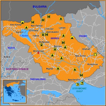 Map of Strimoniko Map