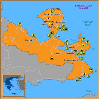 Map of Galatas Map