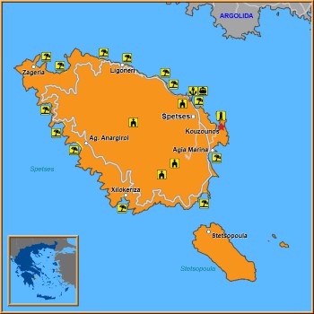 Map of Kouzounos Map
