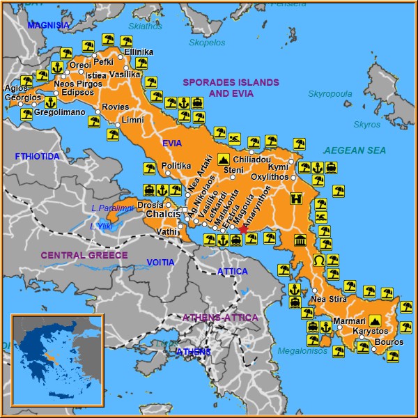 Map of Amarynthos Map