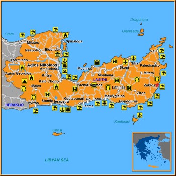 Map of Zakros Map