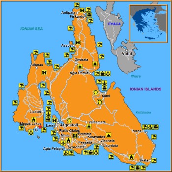 Map of Megas Lakos Map