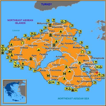 Map of Agia Marina Map