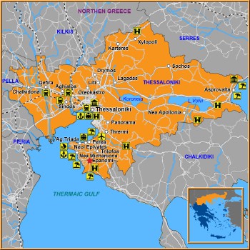 Map of Epanomi Map