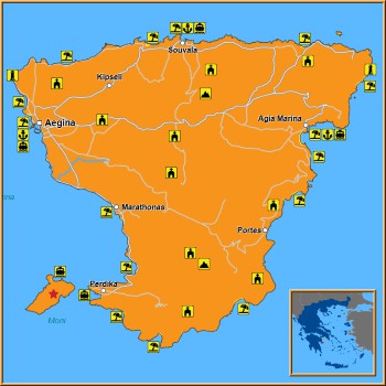 Map of Aeginas Map