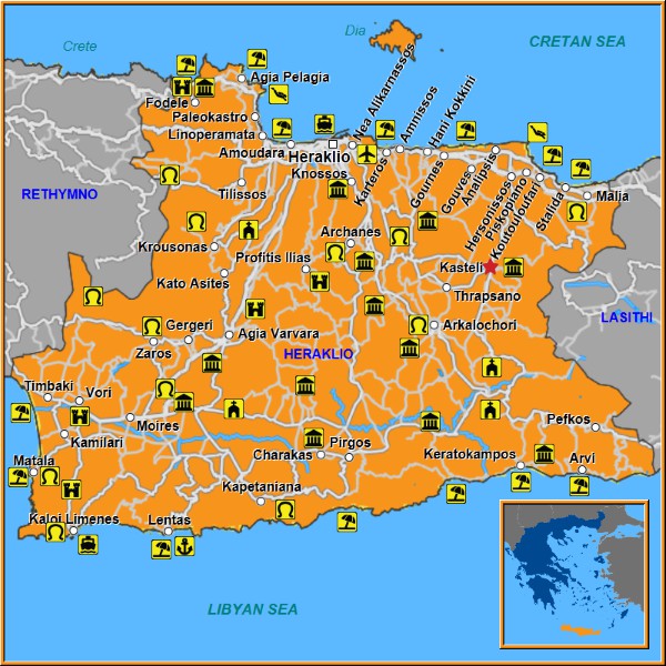 Map of Kasteli Map