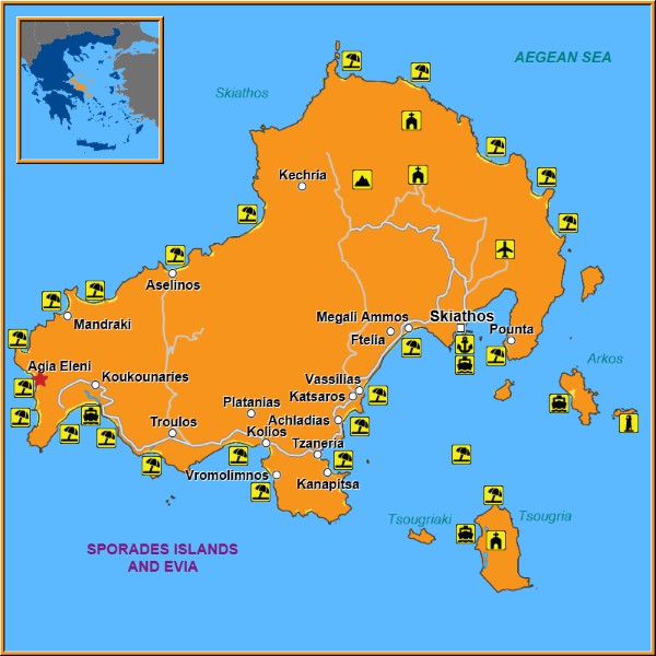 Map of Agia Eleni Map