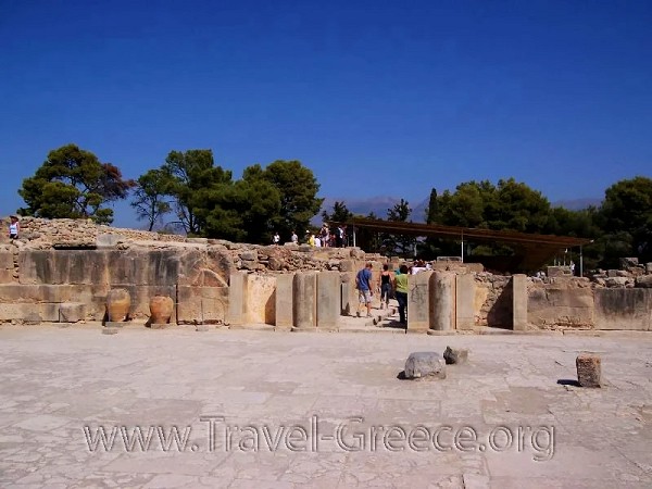 Palace Entrance to Courtyard at Phaistos - Kamilari - Heraklio - Crete